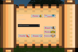 Main Menu of the faction