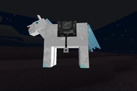 Saddled and tamed Ice Pegasus