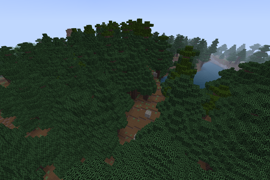 world generation demo - mega taiga biome