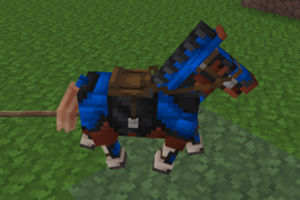 horse armor on horse