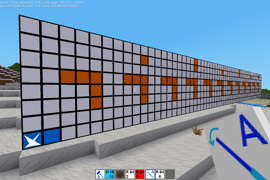 Vertical placed ruller with 5-block design