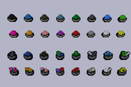 Optional, alternate shaped dyes