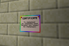 SuperQuest Certificate