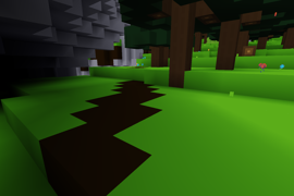 Showcase of path after walking it twice