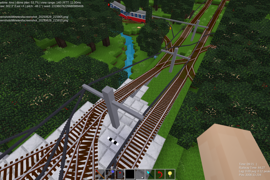 Many of wire nodes with their masts