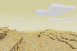 The desert is a very dry place.