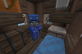 Illager inhabiting an Ice Tower