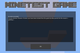 kick with reason « griefing »