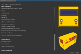 Wagon information page (v0.8)