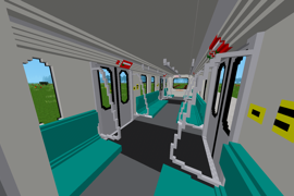 The interior of the 13000 Class.