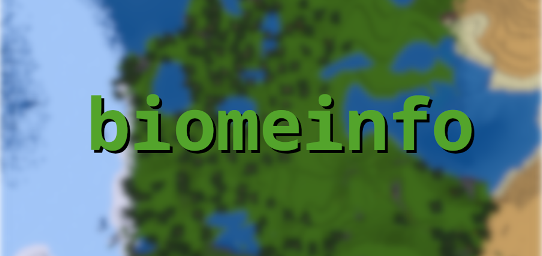 Biome Info API screenshot