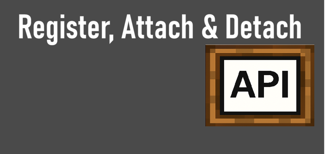 Register, Attach & Detach screenshot