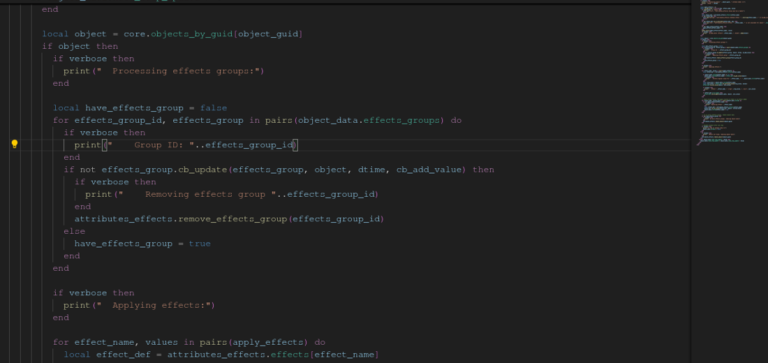 Attributes Effects screenshot