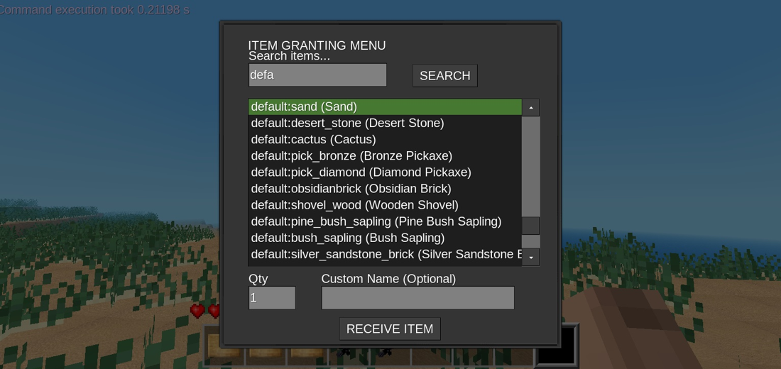 super_give screenshot