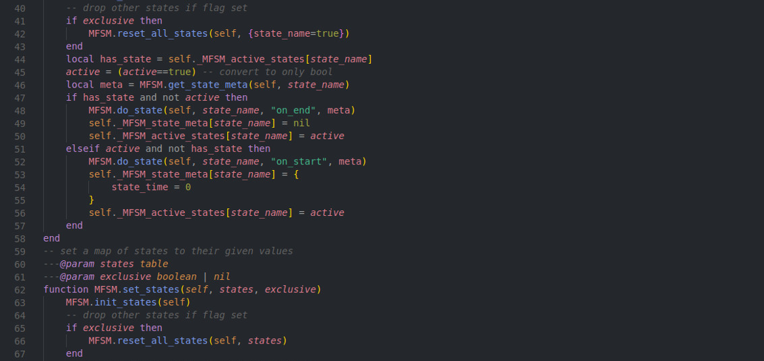 MFSM Multiple Finite State Machine screenshot