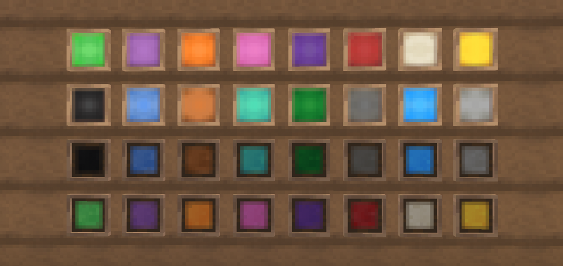 Dyed Item Frames for Voxelibre  screenshot