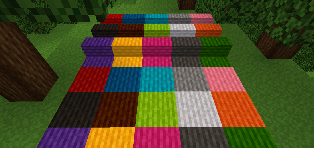 Stairs and slabs of wool screenshot