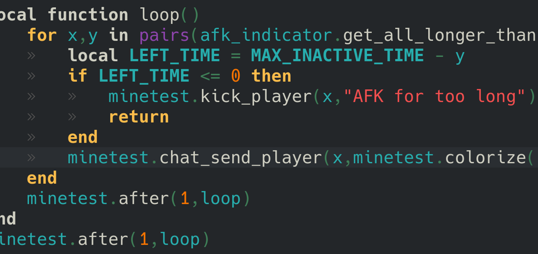 AFK Kick (AFK Indicator) screenshot