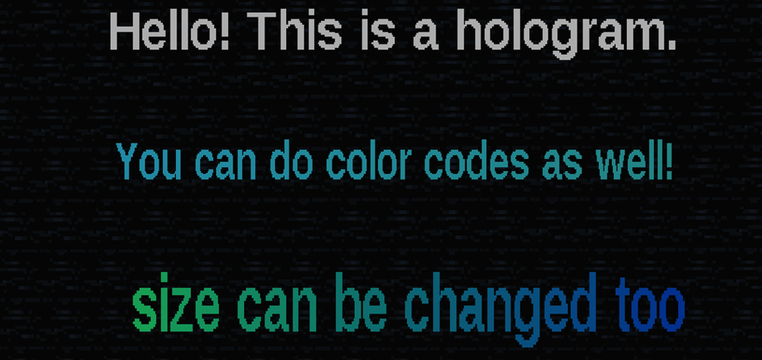 holograms screenshot