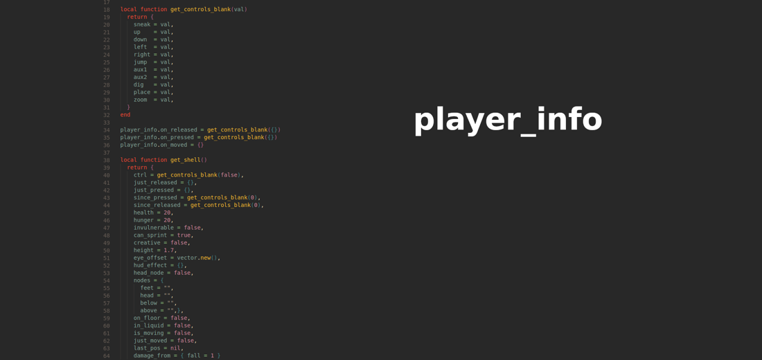 Player Info [deprecated] screenshot